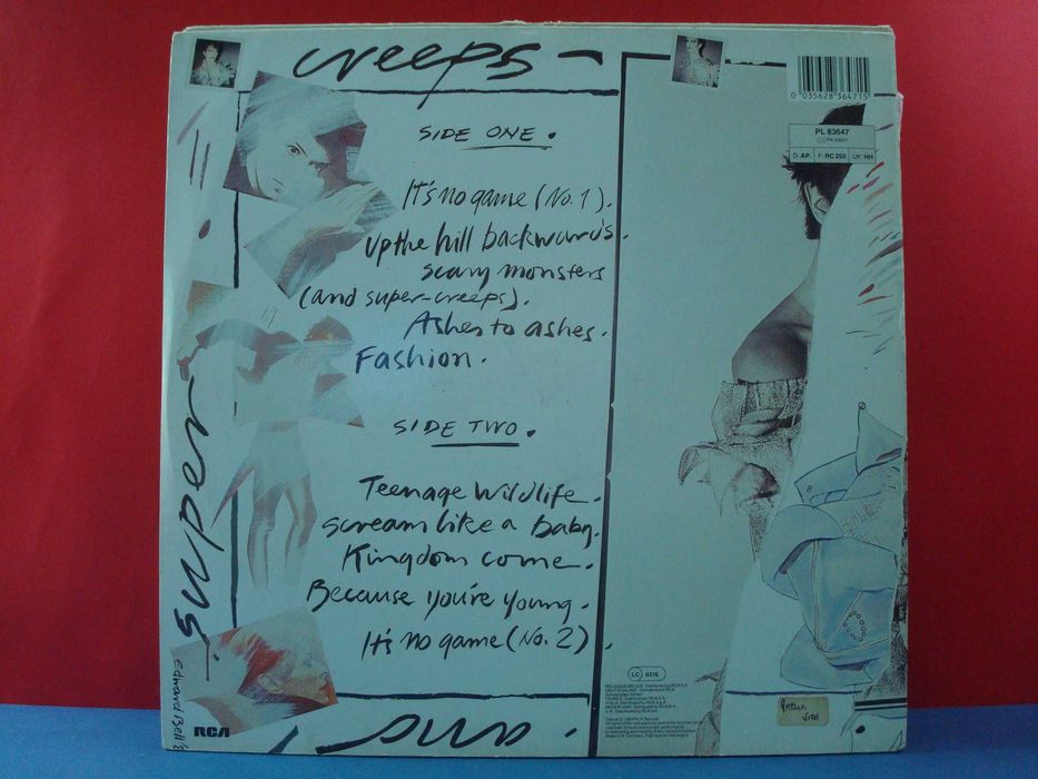 David Bowie - Scary Monsters/ VG Plus / LP "Reissue" / EU / 1983