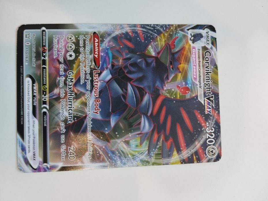 Pokémon Card Corviknight - Vmax