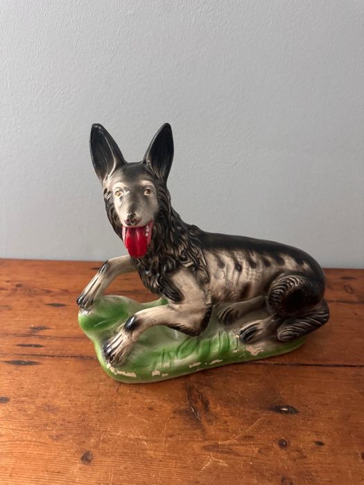 Vintage Cao de loica Antigo