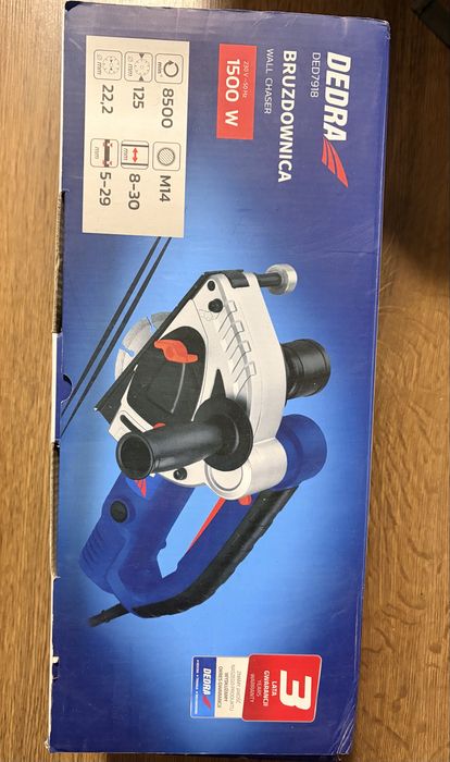 Bruzdownica 1500W, DEDRA DED7918 - nowa