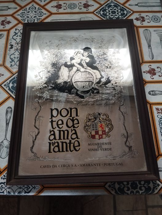 Quadro antigo ponte de Amarante