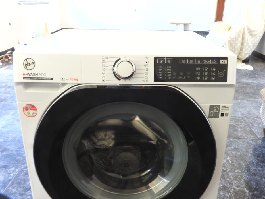 Máquina de Lavar Hoover H-WASH 500 (10 kg)- Avaria na Placa Eletrónica (Para Peças/Reparação)