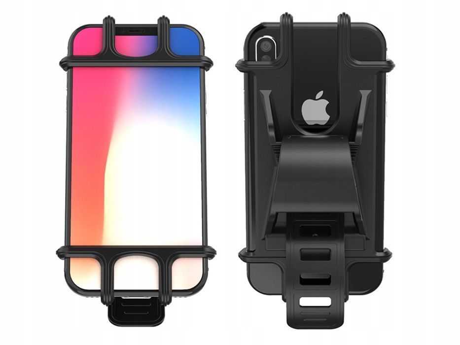 Uchwyt każdy telefon smartphone kierownicę zaczep mocowanie gumowy