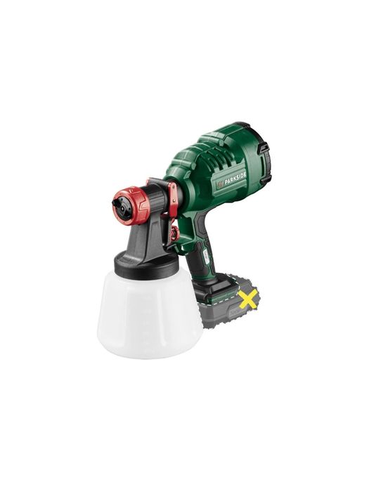 Pistola de pintar recarregável de 20V parkside