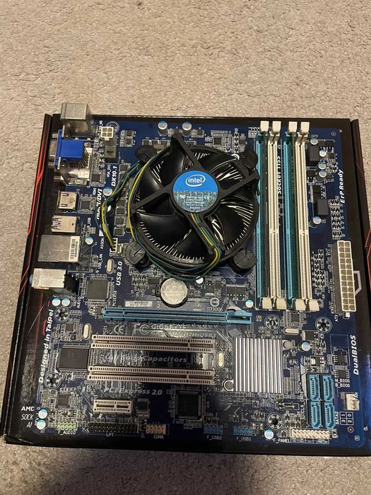 Kit atx gigabyte + i5 3470 + 4gb RAM