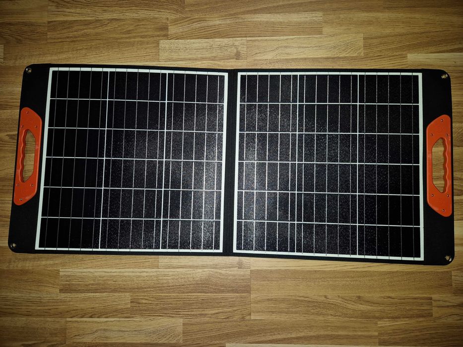 Bateria Anker 521 + Painel Solar Mobisolar 100W — como novos