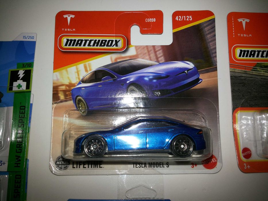 Tesla Hot Wheels , Matchbox - Carros Miniaturas de Coleção Escala 1/64