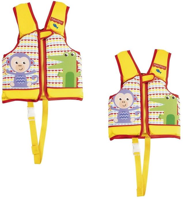 Colete Salva Vidas Fisher Price Infantil Proteção Fator 50