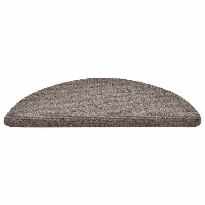 vidaXL Maty na schody samoprzylepne 30 szt. Kremowe 56x17x3 cm