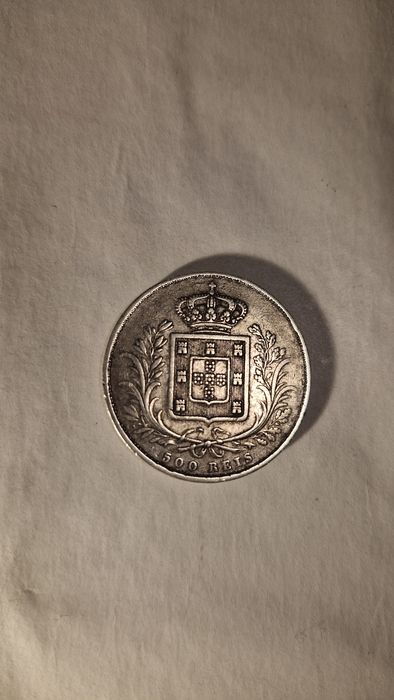 500 Reis D.Luis prata 1886 e outras datas