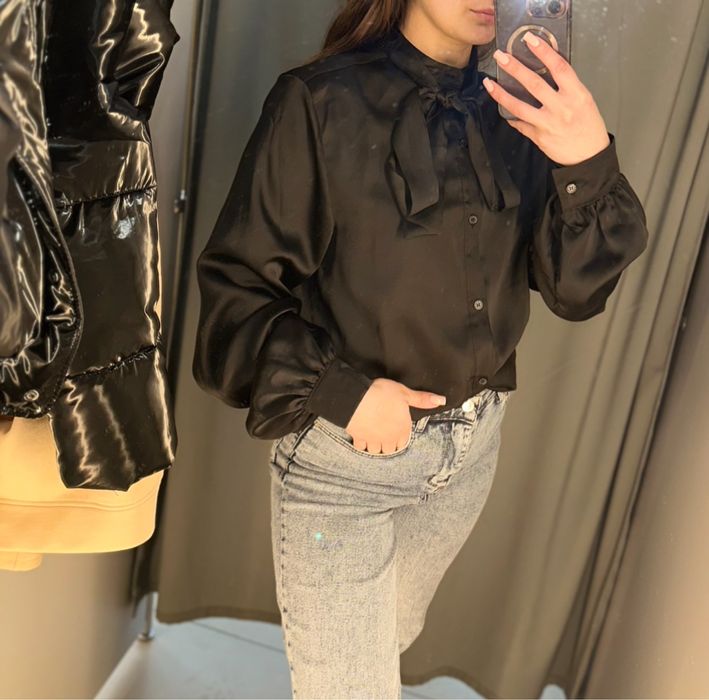 Блузка сатинова розім s