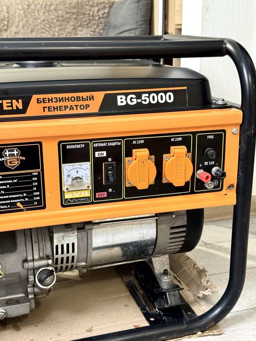 Генератор бензиновий hausgarten bg-5000, мідь