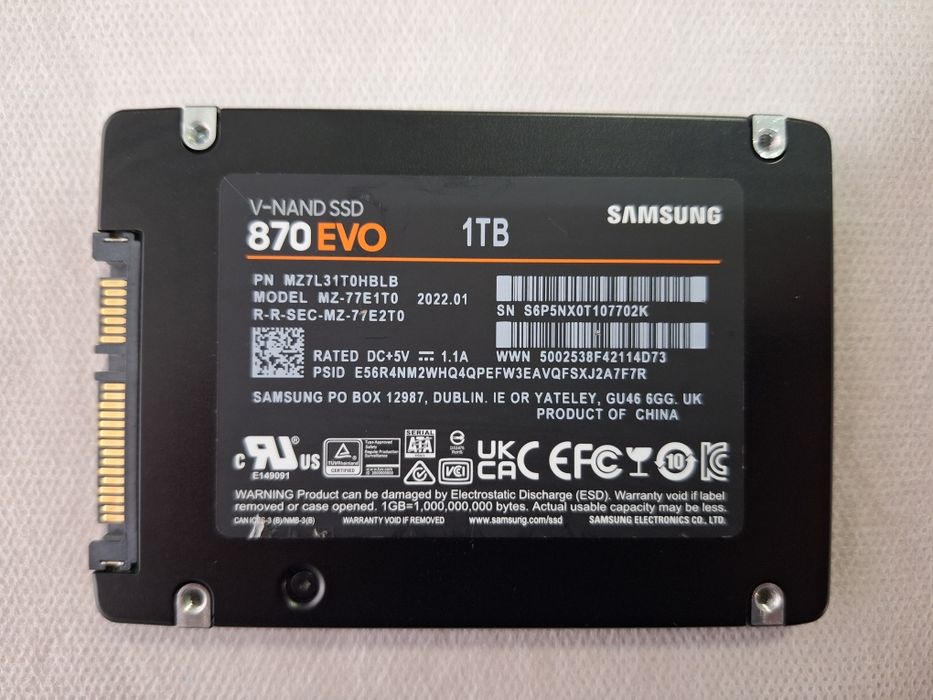 samsung 870 evo - купити комп'ютери та комплектуючі - Ціна на OLX.ua