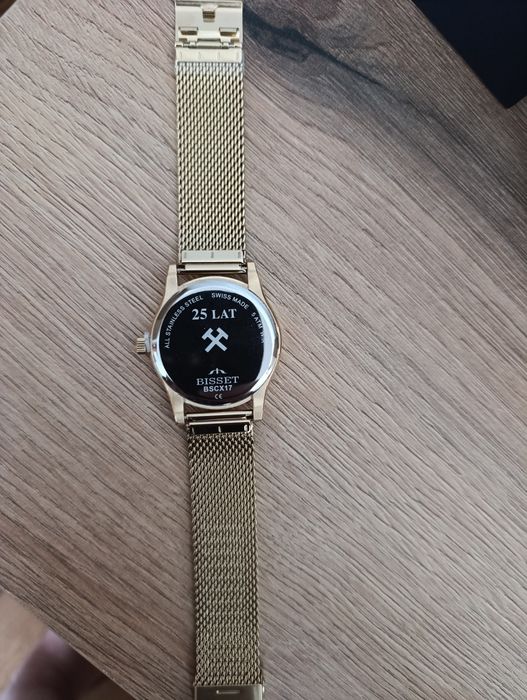 Bisset elegance zegarek złoty