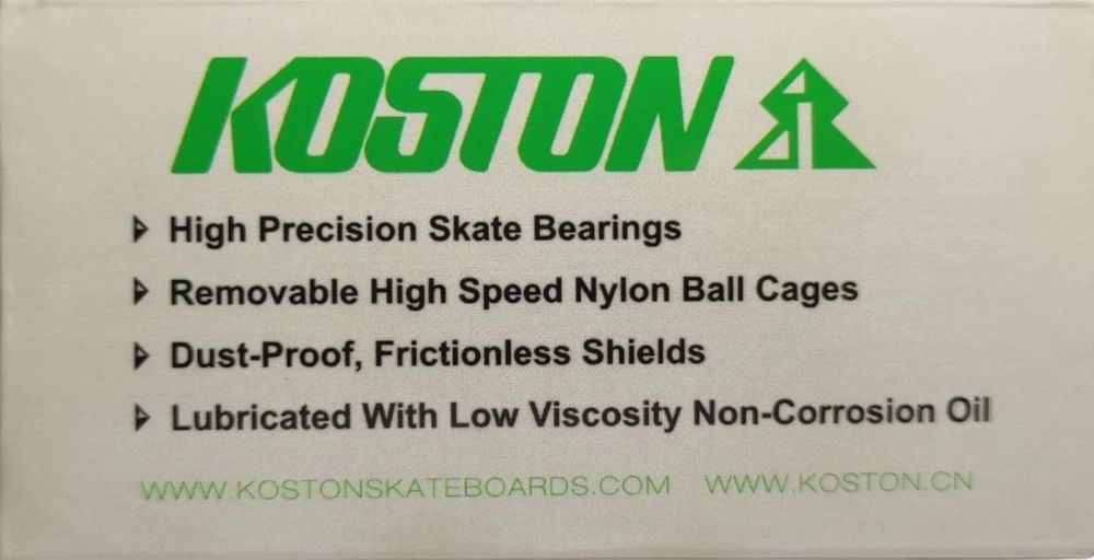 Rolamentos para skate e patins em linha - Koston titânio
