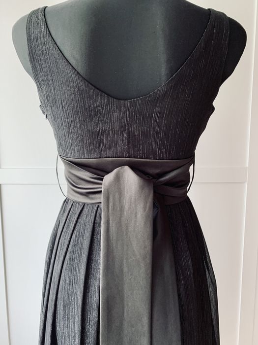 Czarna sukienka Aggi 36, komers, studniówka, sylwester