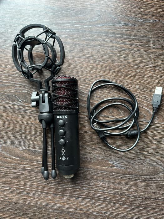 Мікрофон RZTK Studio USB black/red