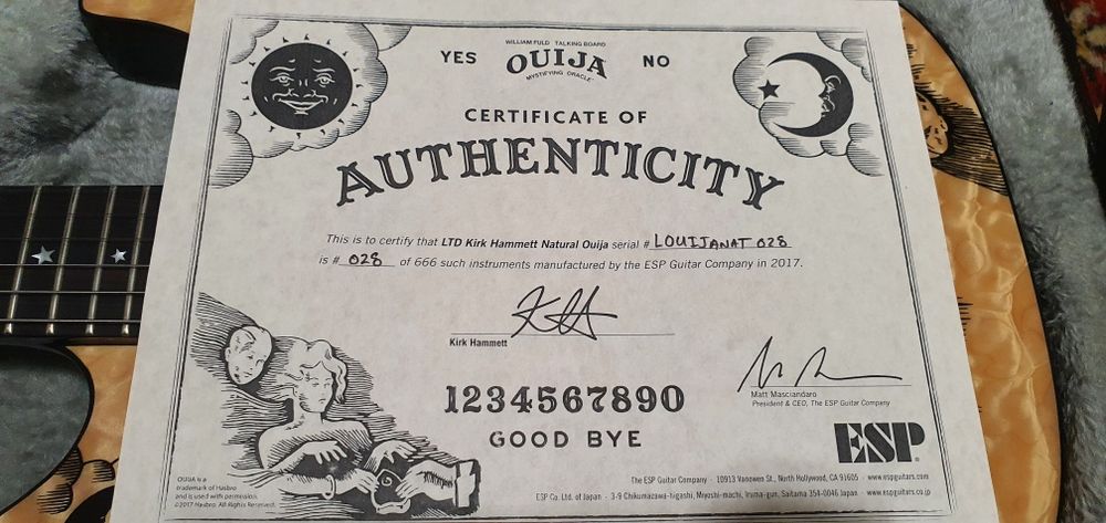 Esp Ltd Ouija гитара