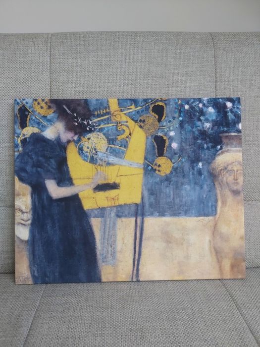 Reprodukcja obrazu Gustav Klimt Muzyka Music 50x40cm