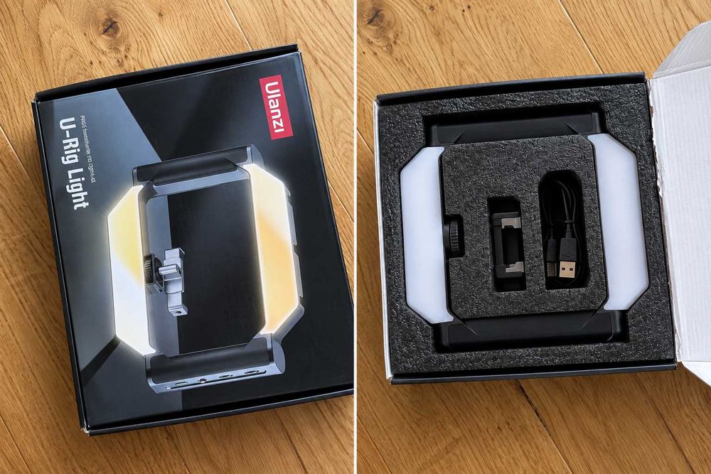 Ulanzi U-Rig Light lampa LED + uchwyt do telefonu – nieużywana