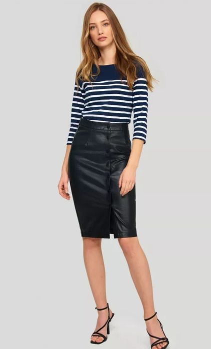 Bluzka Greenpoint paski granatowa L 40