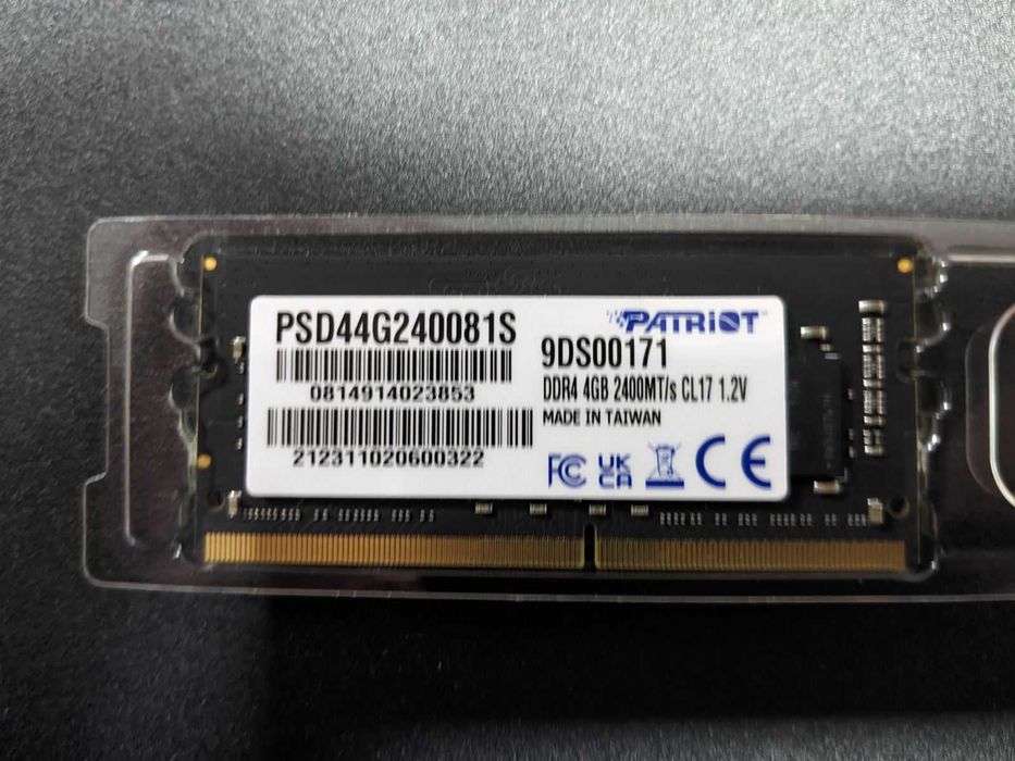 DDR4 4gb SODIM пам'ять для ноутбука