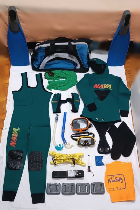 Fato de Mergulho Nava Tam. M +EXTRAS