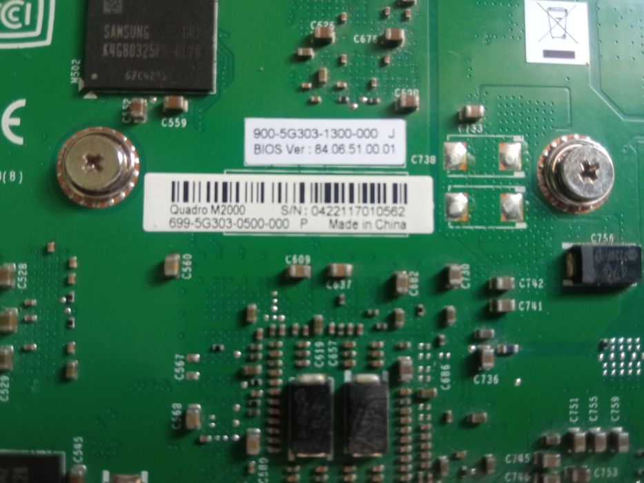 Видеокарта NVIDIA Quadro M2000 4Gb DDR5 128 bit