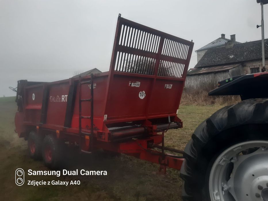 Rozrzutnik Gilbert 8Ton. Nowe opony , Podwójne borty