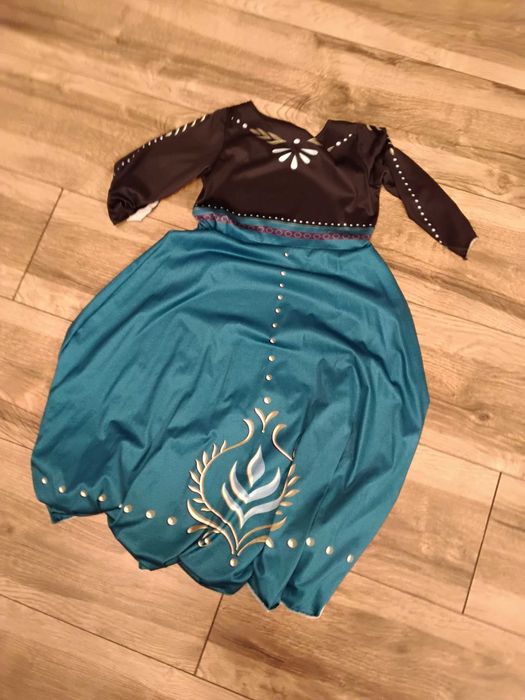 Strój na bal przebierańców Anny z krainy lodu 146-152cm