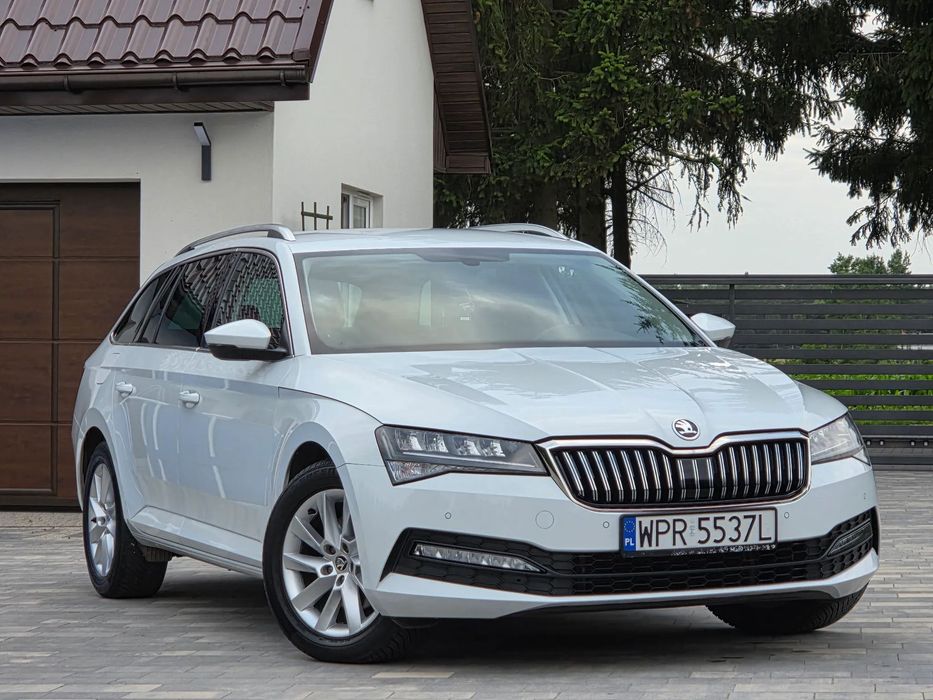 Skoda Superb Salon Polska I Właściciel 2.0 DSG Oryginał Super Stan Biała Perła