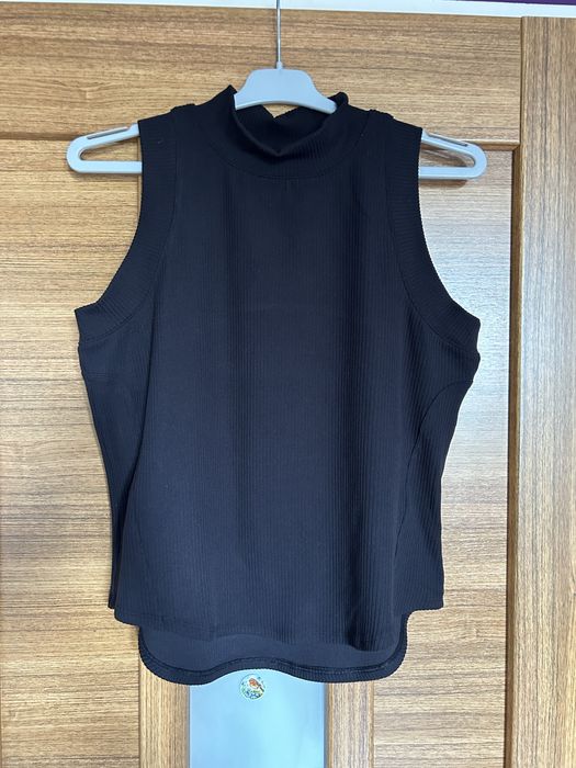 Czarny Top Bluzka Bluzeczka Rozmiar 42 XL