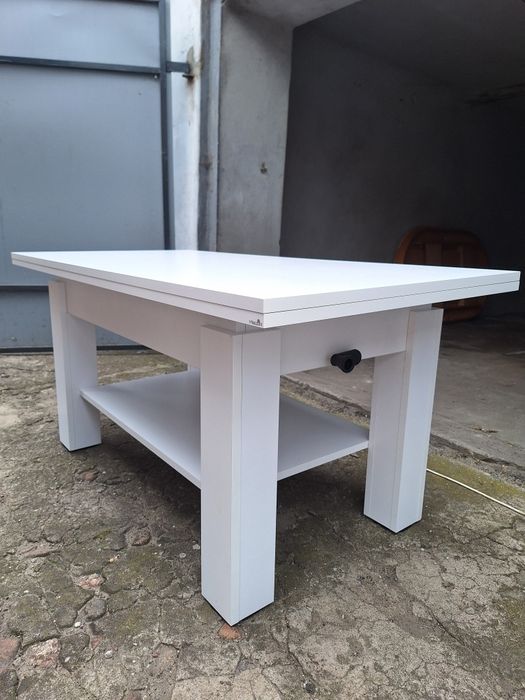 Stół biały BRAWO Mazzoni z półką