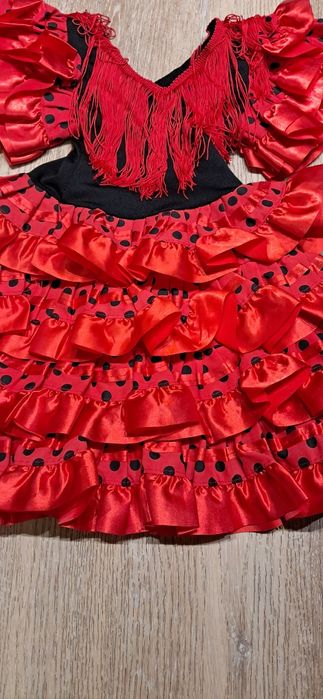 Strój przebranie kostium flamenco