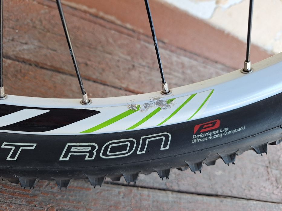 Колесо 26 (вилсет). обод alexrims, втулка deore, schwalbe rocket ron