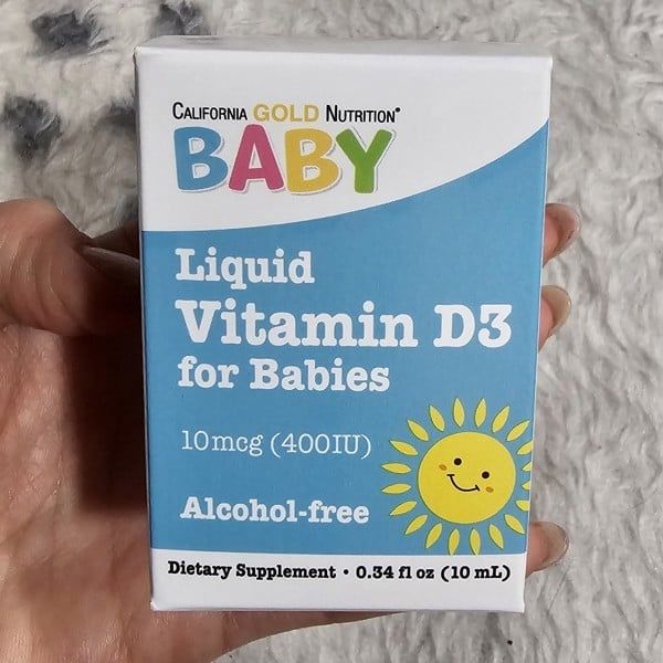 Витамин Д3, витамин D3 для детей на масляной основе, жидкий, 10 мкг