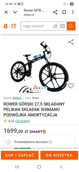 NOWY Rower Górski Pelikan