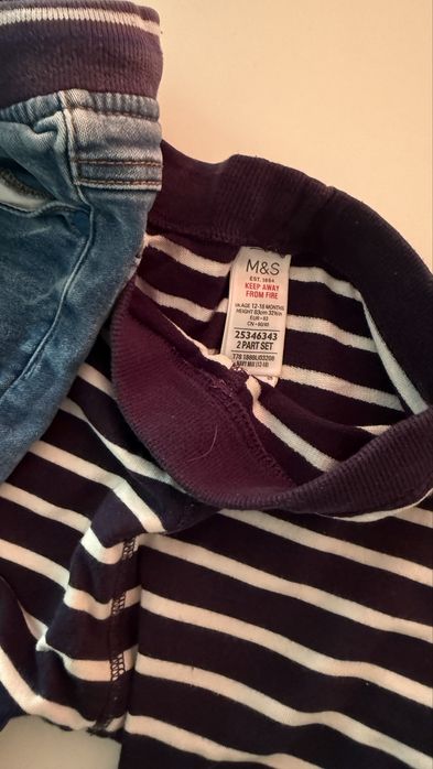 Набір Штанів  62-68 см . Carters, m&s , Philipp Plein,next
