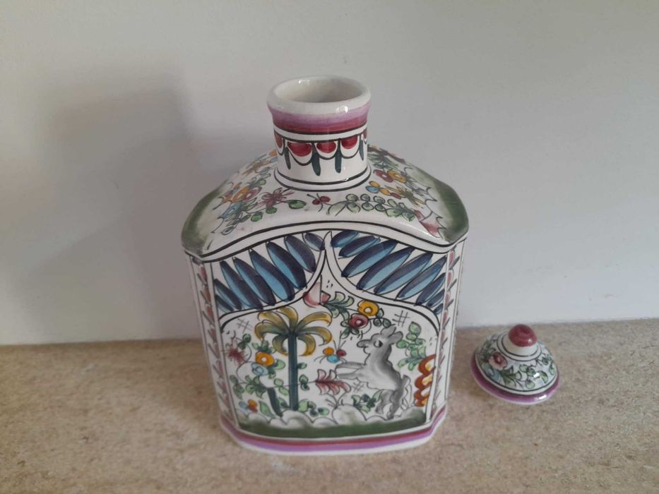 Jarra Cerâmica Anços – pintada à mão – Natércia – estilo século XVII