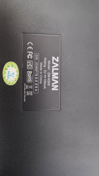 Klawiatura gamingowa ZALMAN