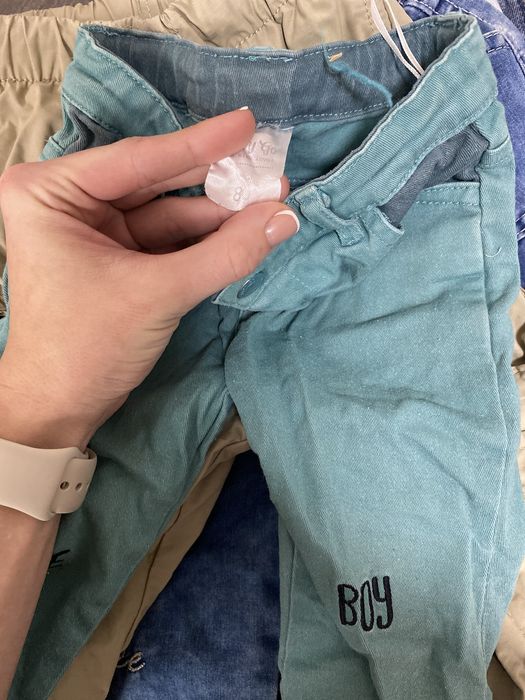 Джинси та джонери на хлопчика лот 74-80