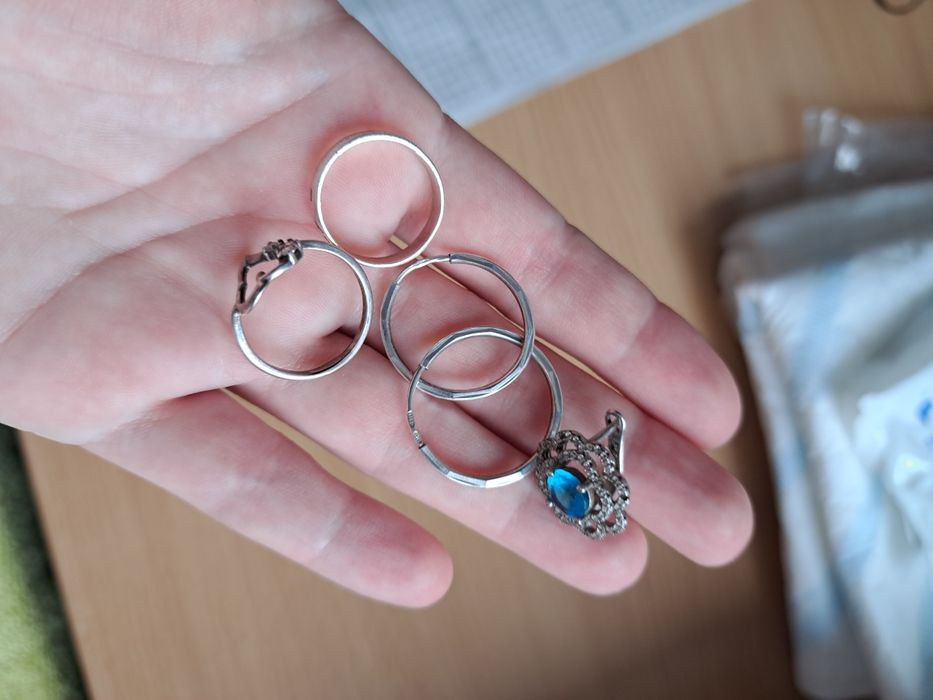 Срібло 925 проба, розмір колець 15,5