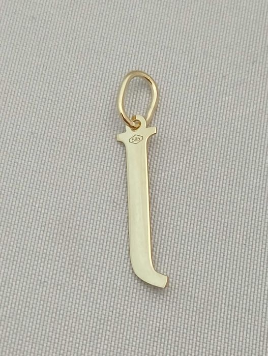 Złota literka J 0,40 g