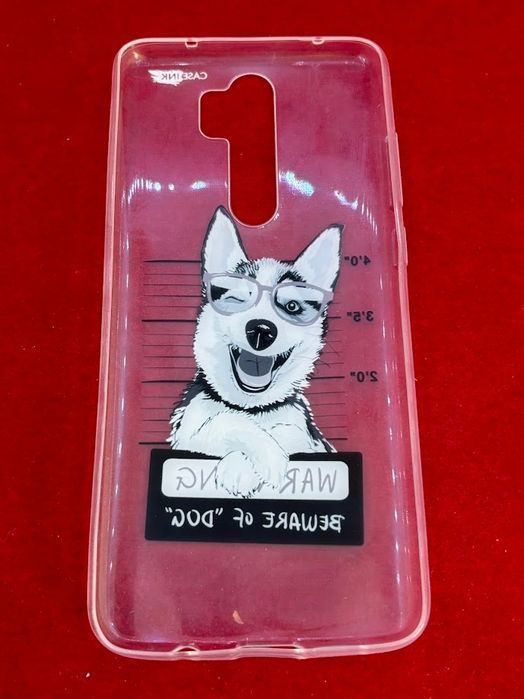etui ochronne do 6,5" xiaomi redmi note 8 pro beware the husky dog