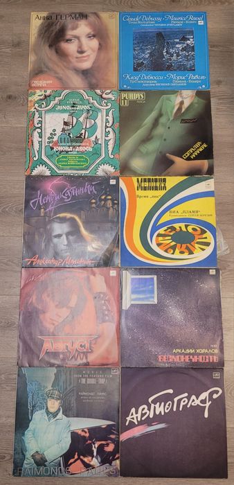 Вінілові платівки в асотртименті