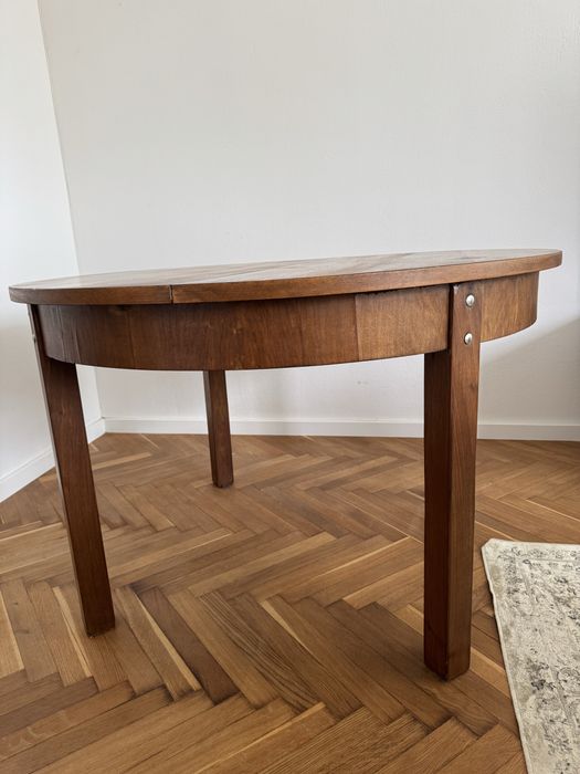 Stół drewniany rozkładany 110cm x 160 cm antykwariat
