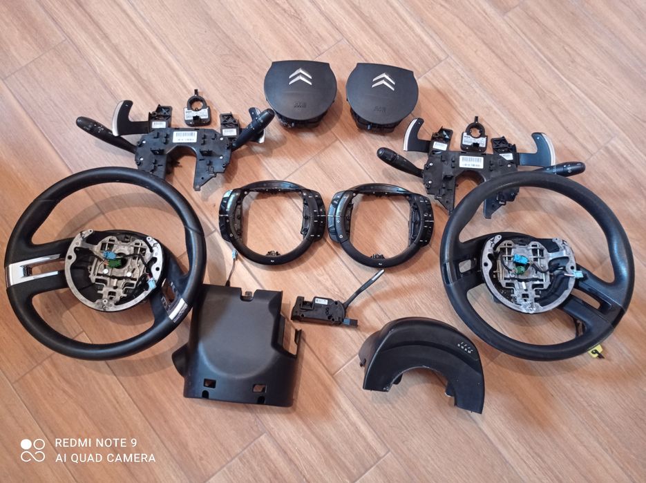 Руль citroen c4 grand picasso 2010 перключатели коробка автомат