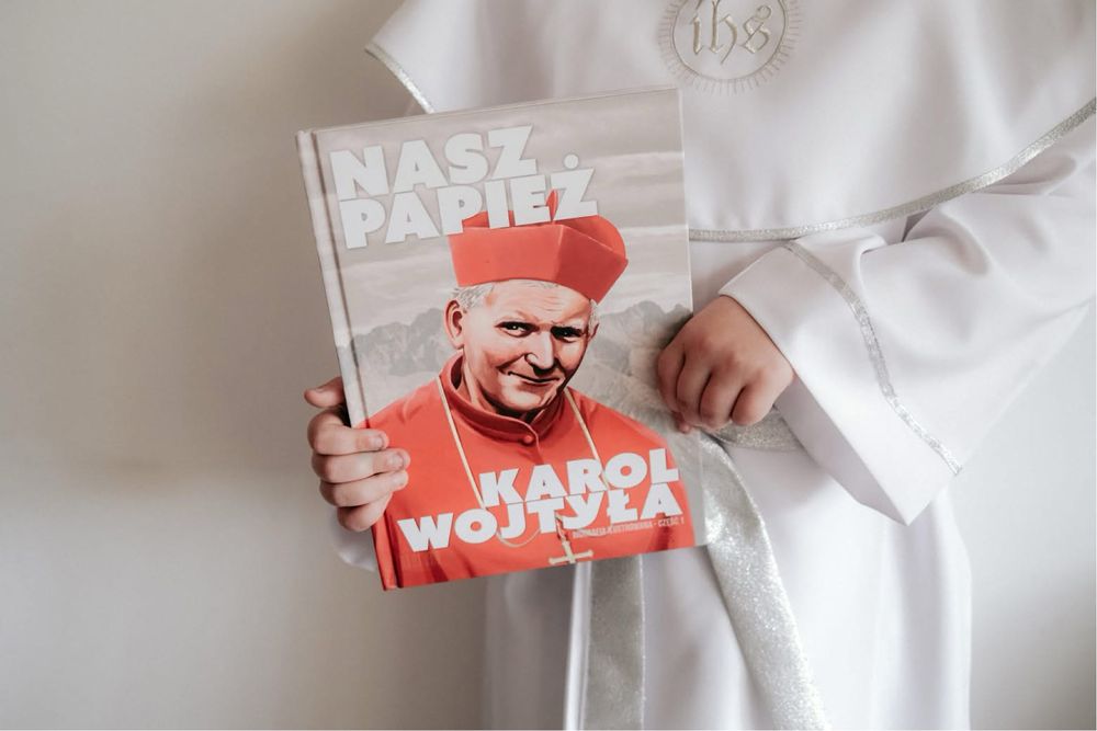 Komiks na komunię książka o Papieżu