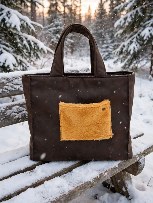 Torba shopper z kieszenią