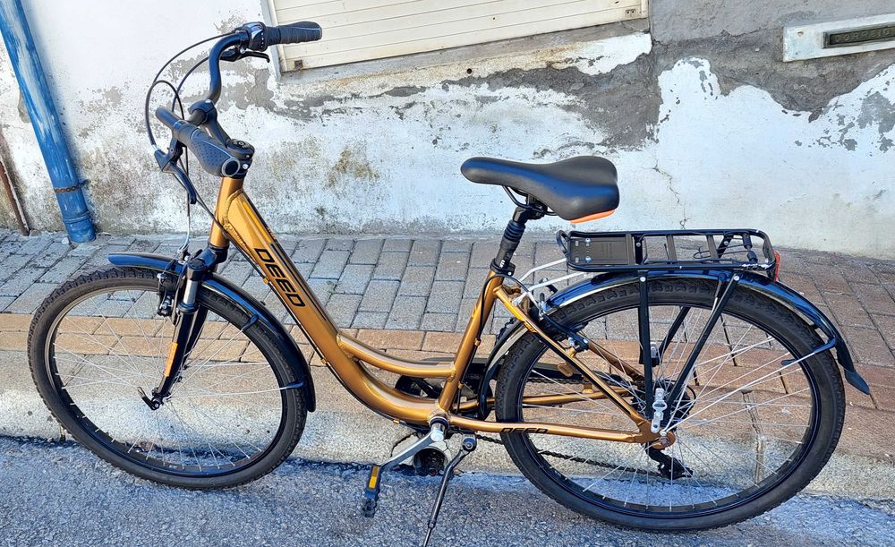 Bicicleta deep roda 26 com suspensão/ 6 velocidades
